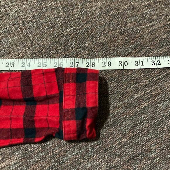 Filson Garment Women’s Small Alaskan Guide Flannel Shirt Plaid Red Black - Picture 8 of 8